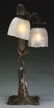 PETER TERESCHUK AUSTRIAN ART NOUVEAU FIGURAL DESK LAMP. - 3