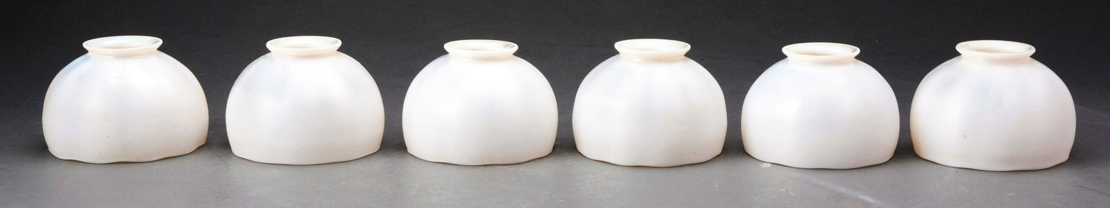 STEUBEN CALCITE SHADES. (1 of 2)