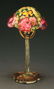 MINIATURE PAIRPOINT PUFFY LAMP.