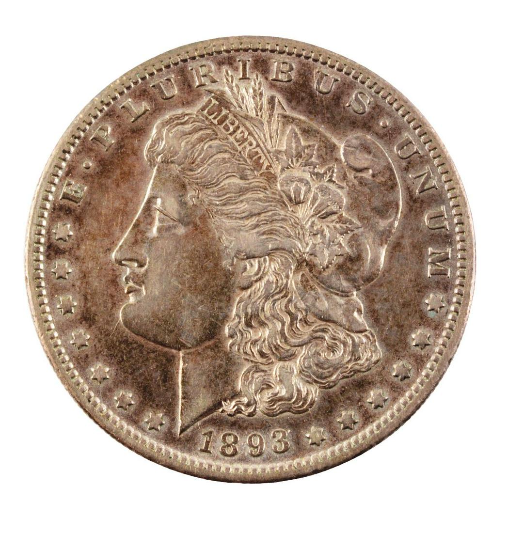 RARE 1893-S MORGAN SILVER DOLLAR. (1 of 3)