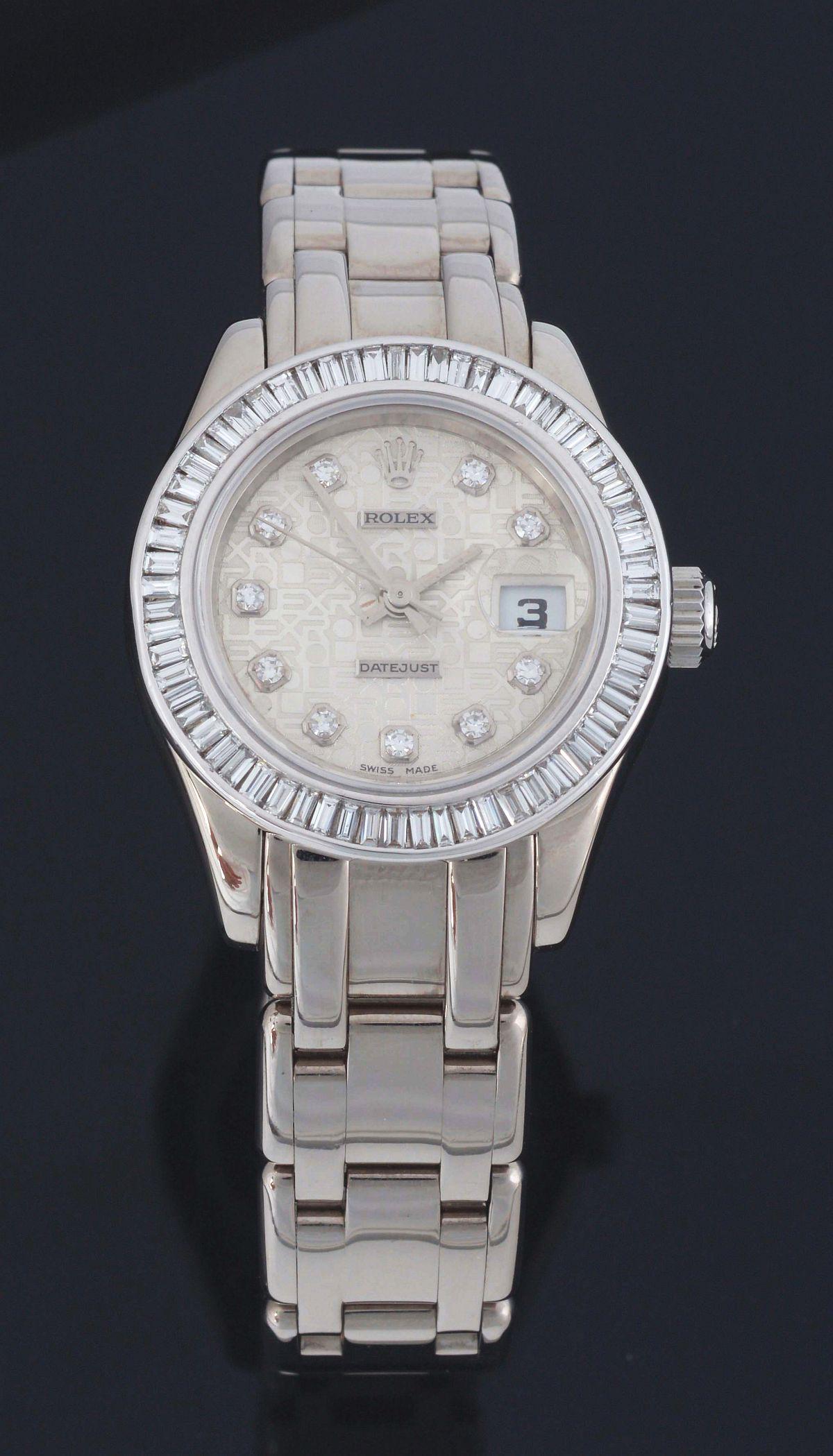 LADY'S ROLEX PEARLMASTER 80319 IN 18K WHITE GOLD WITH (1 of 4)