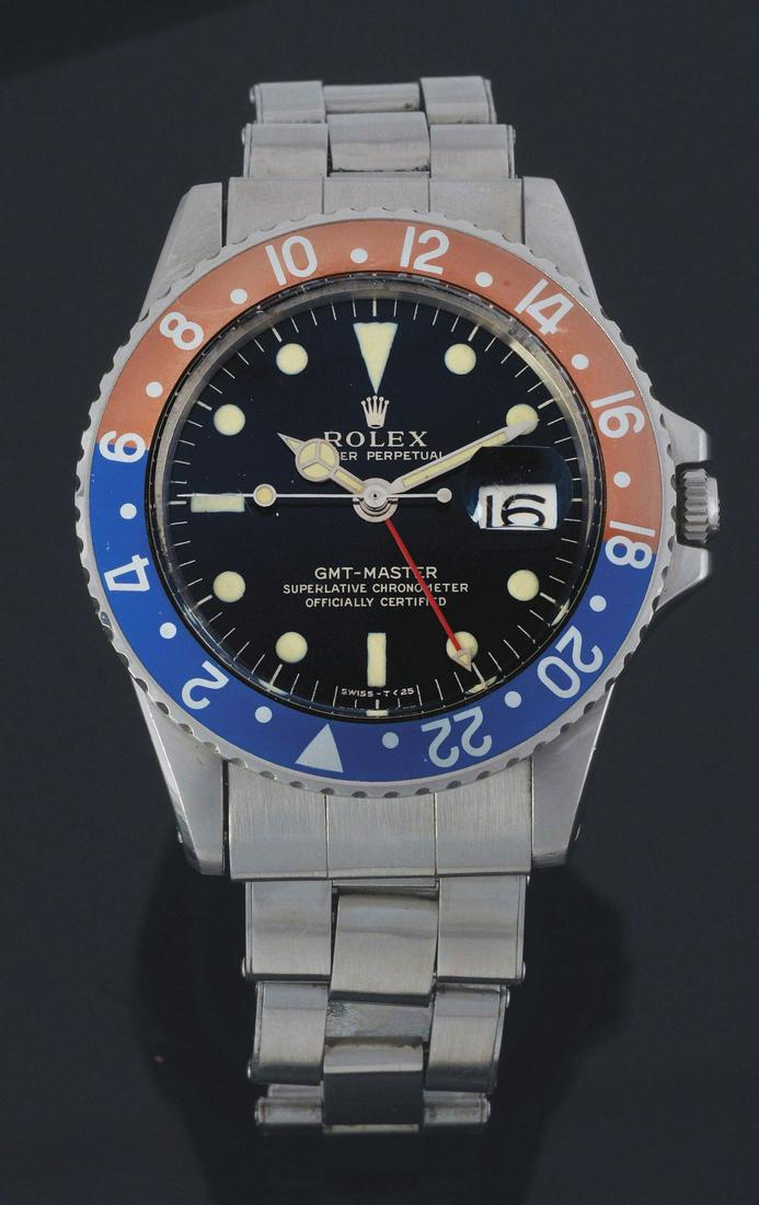 MEN'S VINTAGE ROLEX GMT-MASTER "PEPSI" REF. 1675 WRIST (1 of 4)