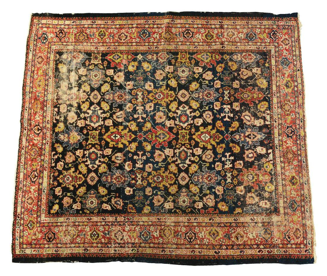 HERIZ CARPET TOGETHER WITH A BIDJAR RUG. (1 of 8)