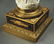 RARE PORCELAIN BISQUE PEDESTAL WITH SEVRES COBALT - 4