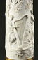 RARE PORCELAIN BISQUE PEDESTAL WITH SEVRES COBALT - 6
