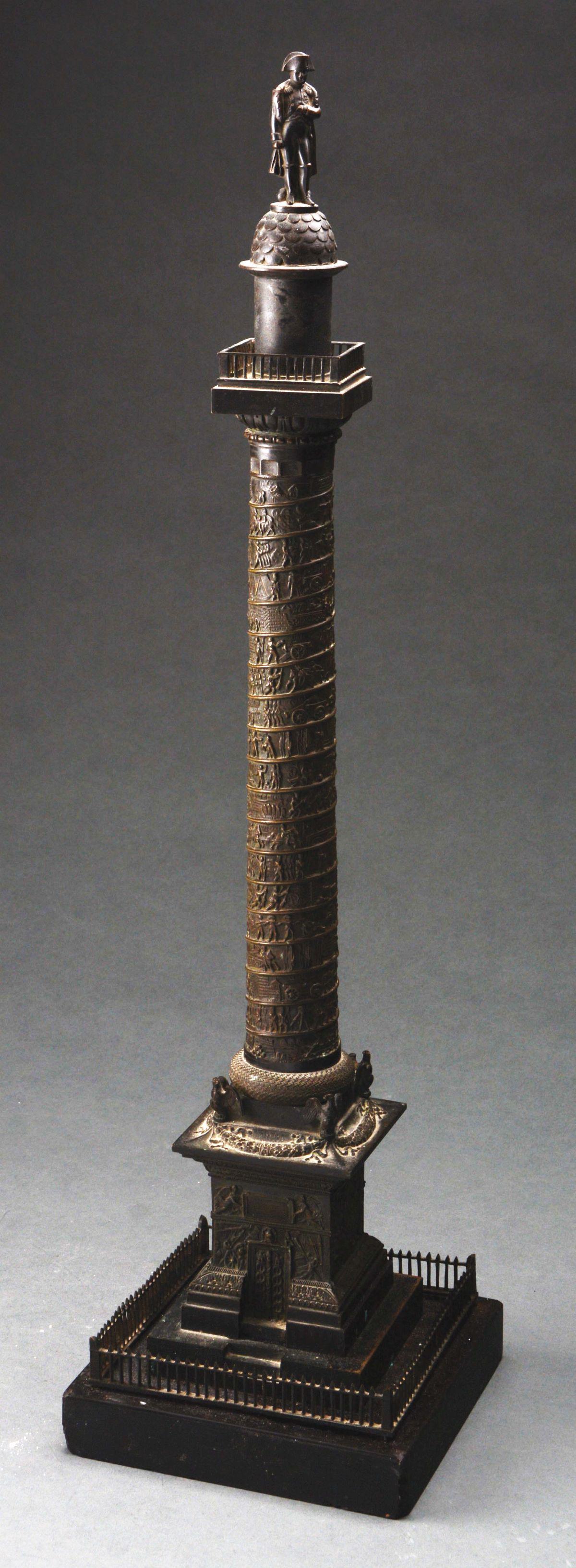 BRONZE WAR MEMORIAL VICTORY COLUMN. (1 of 3)