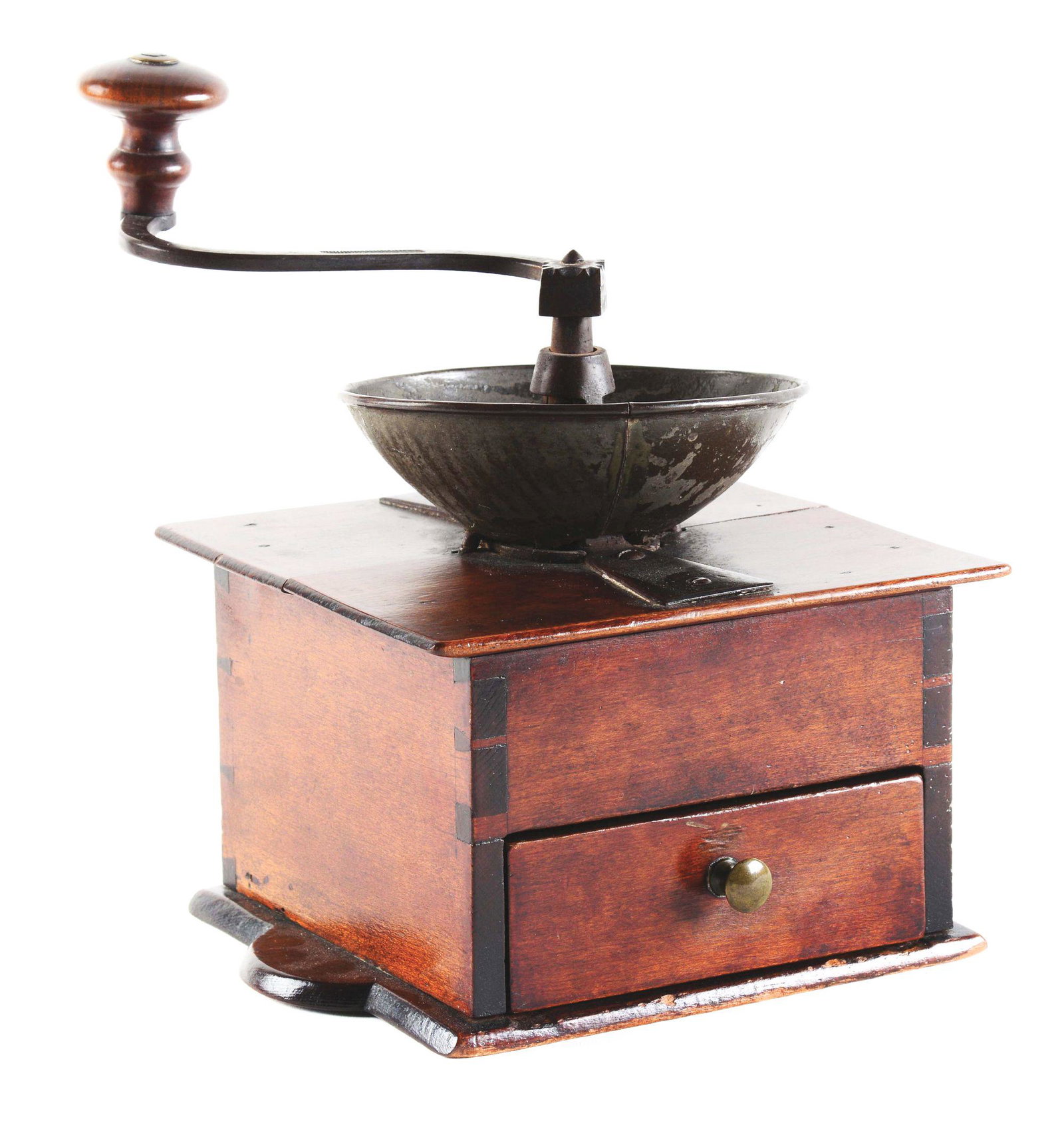 COFFEE GRINDER STAMPED "A. KLEIN". YORK COUNTY,: Made by one of York County, Pennsylvania's outstanding gunsmiths. CONDITION: Outstanding condition. Condition: Dimensions: