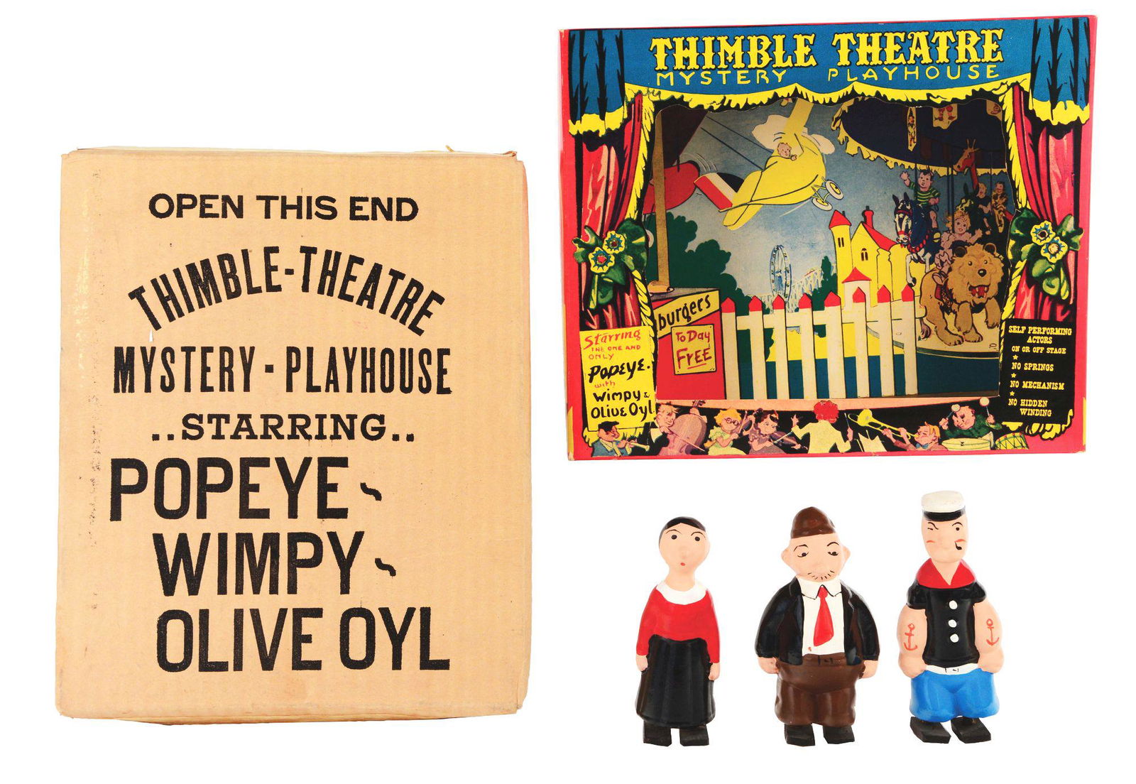 HARDING PRODUCTS POPEYE THIMBLE THEATER MYSTERY (1 of 9)