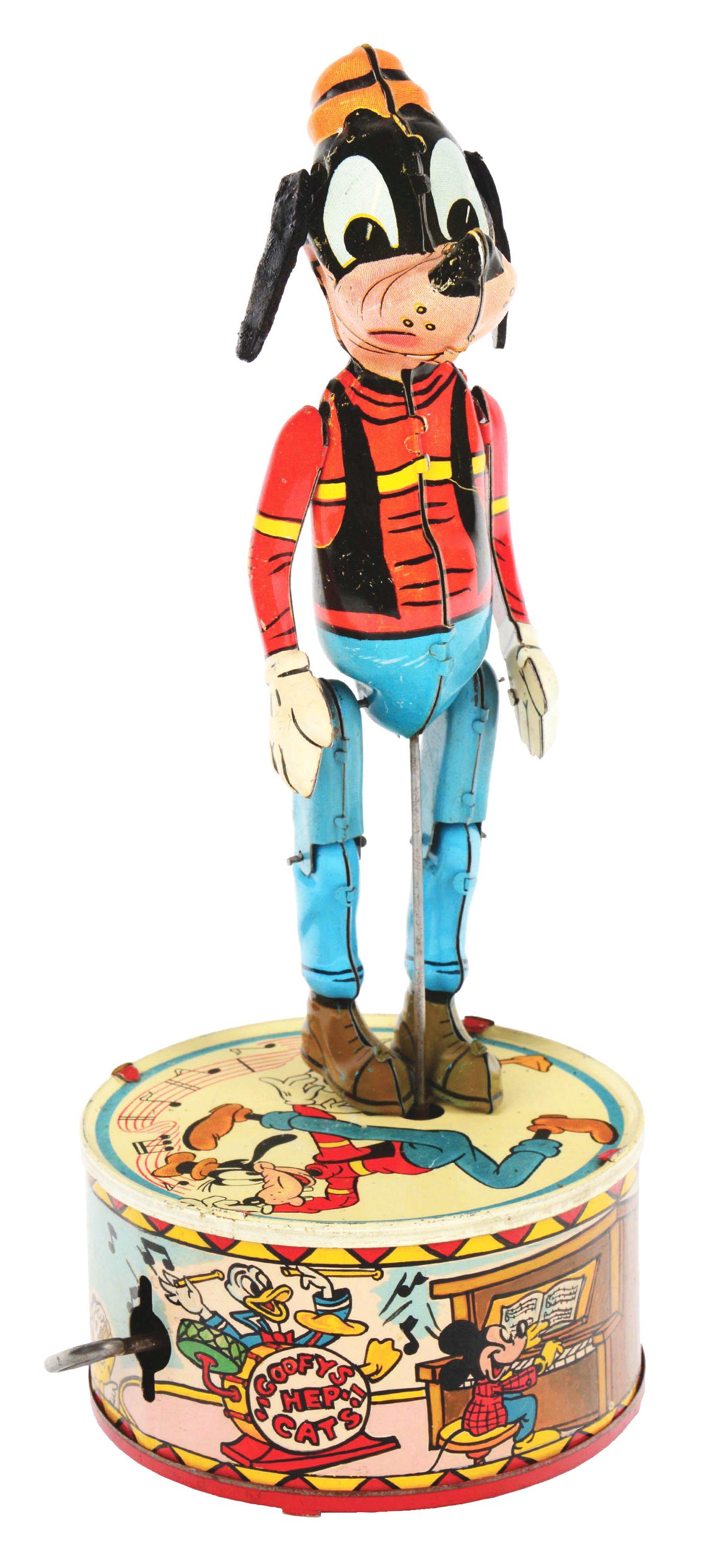 MARX TIN-LITHO AND HAND-PAINTED WALT DISNEY GOOFY THE (1 of 4)