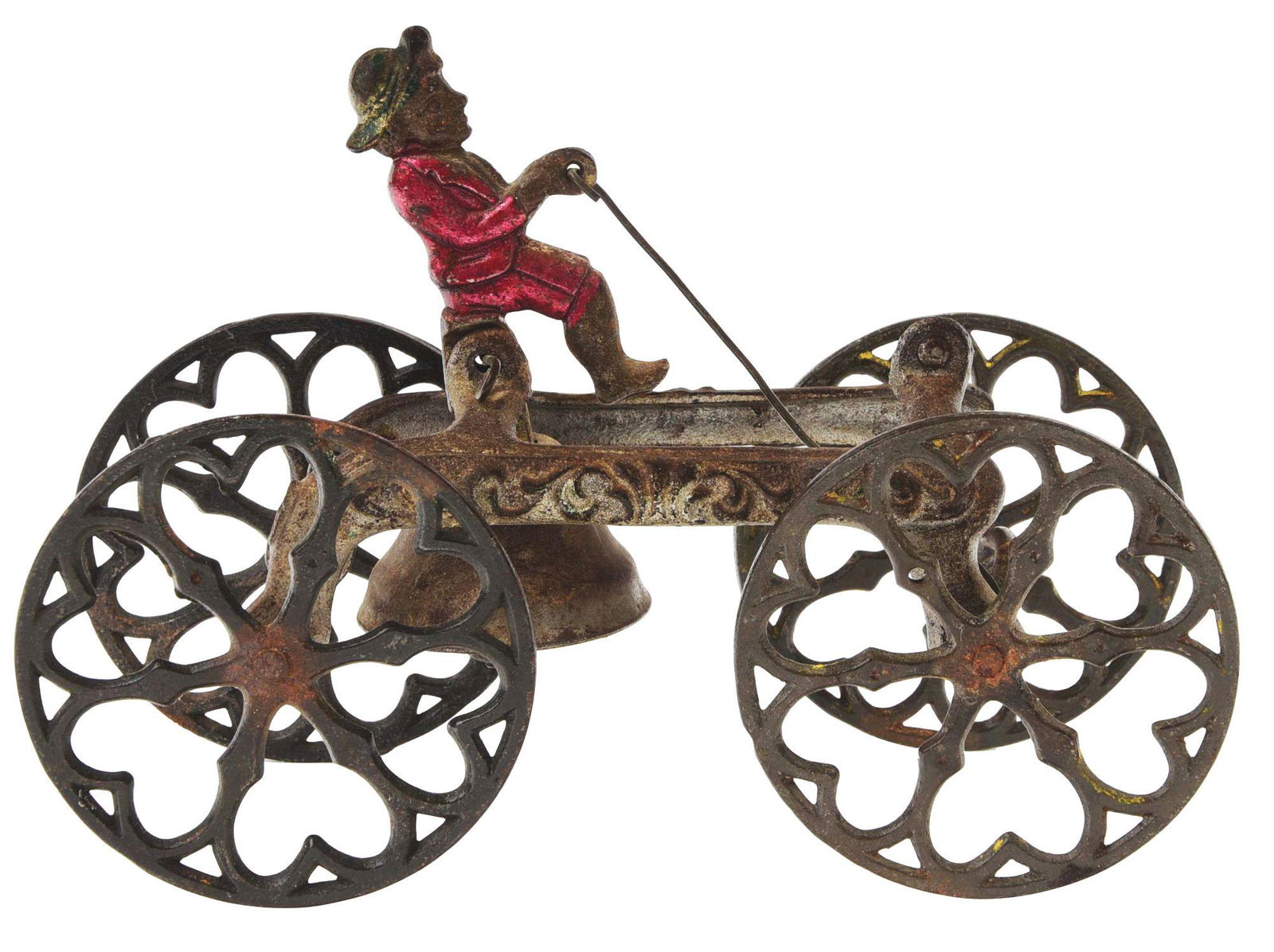CAST IRON BELL TOY. (1 of 4)
