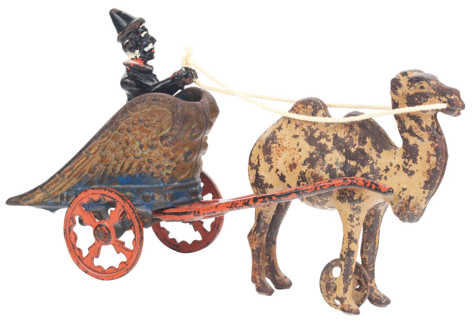 KENTON CAST IRON CAMEL DRAWN CIRCUS CHARIOT. (1 of 3)