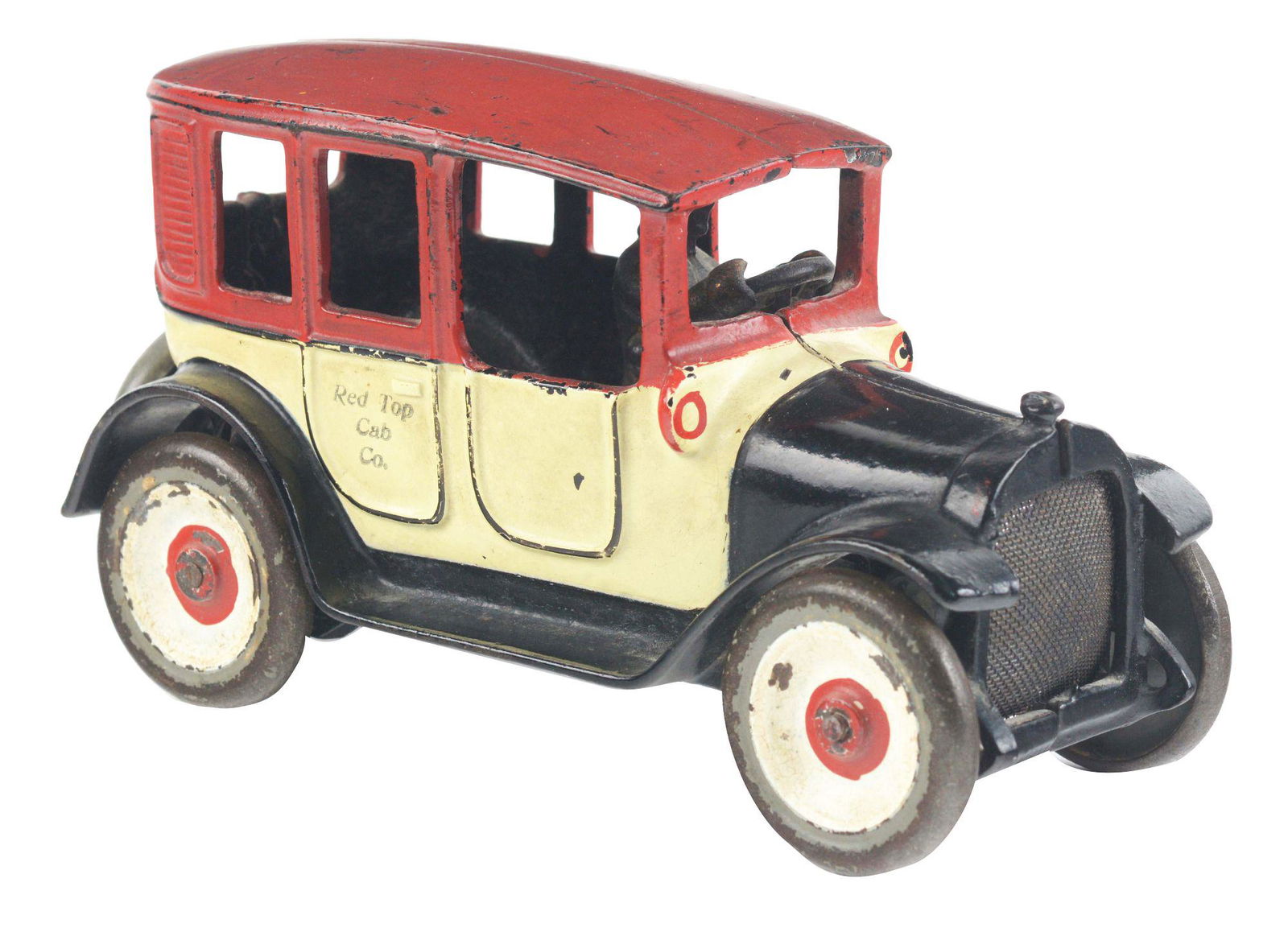 ARCADE CAST IRON RED TOP CAB. (1 of 3)
