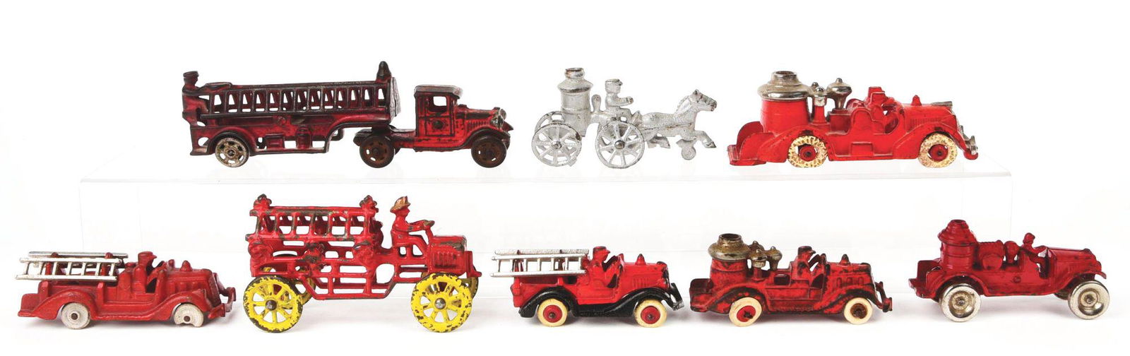 LOT OF 8: AMERICAN MADE CAST-IRON FIRE LADDER AND (1 of 2)