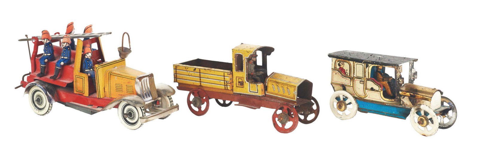 LOT OF 3: GERMAN PENNY AND NICKEL SIZE TOYS. (1 of 2)