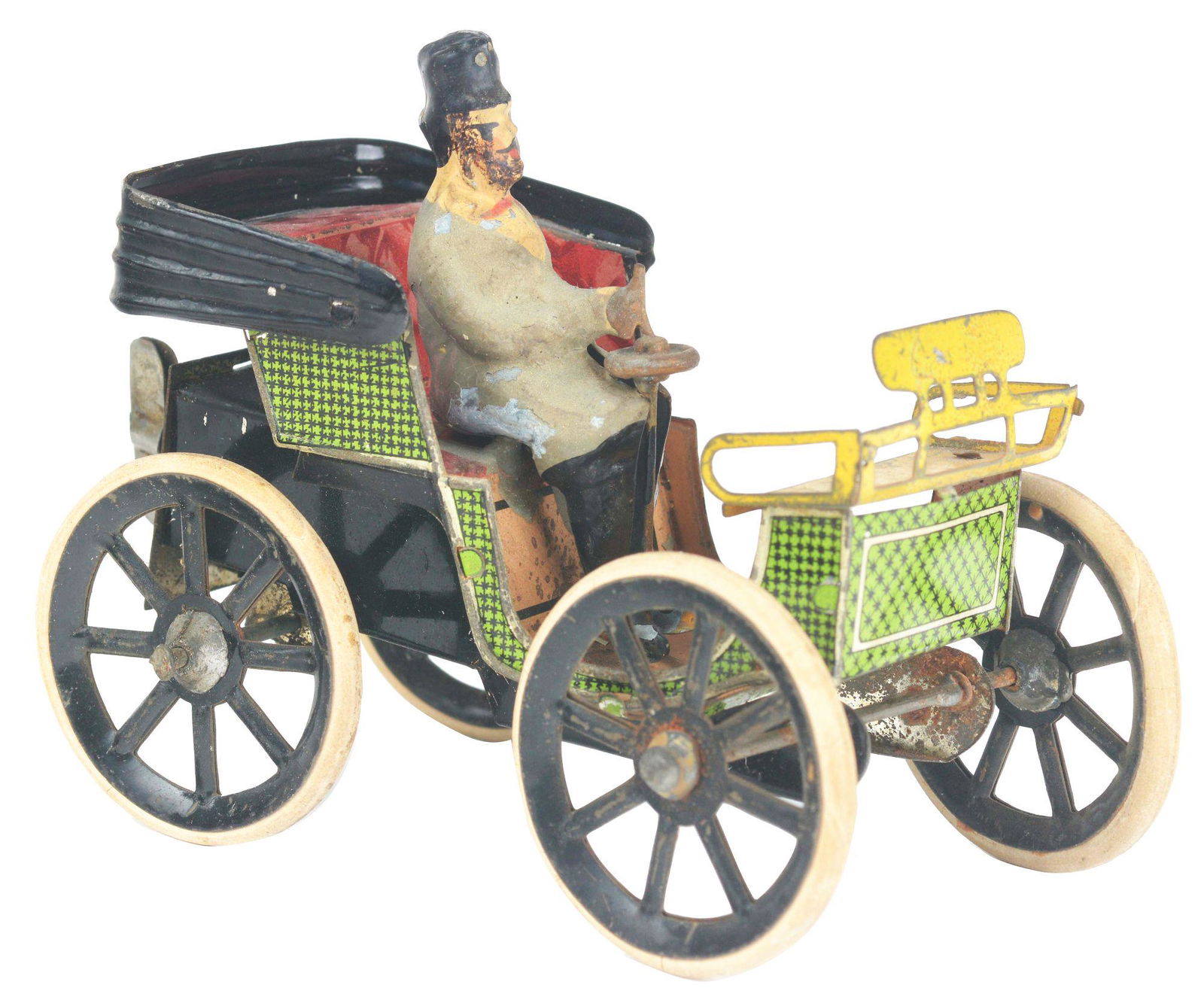 GERMAN GUNTHERMANN TIN-LITHO AND HAND-PAINTED WIND-UP (1 of 3)