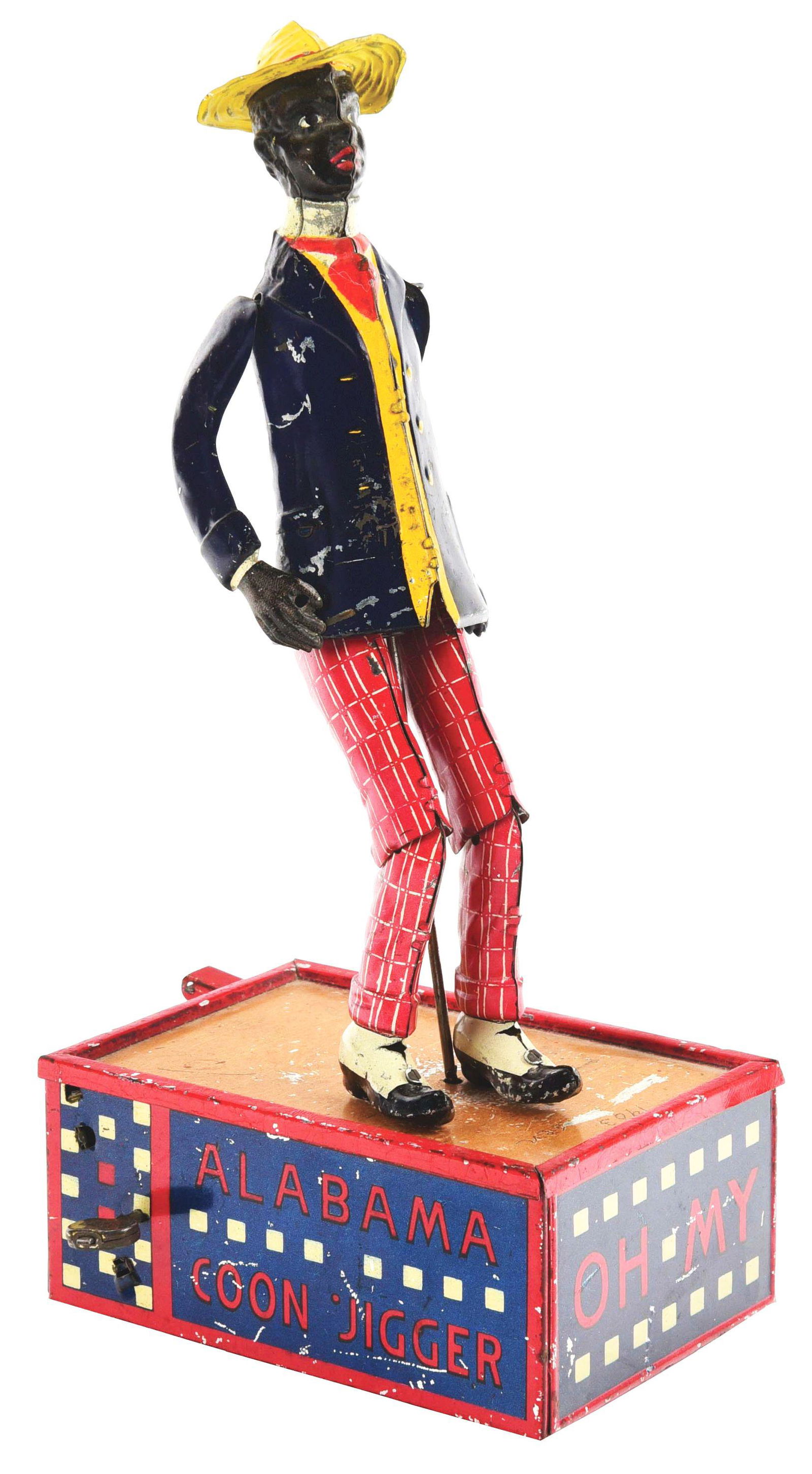 GERMAN LEHMANN TIN-LITHO WIND-UP ALABAMA "OH MY" (1 of 3)
