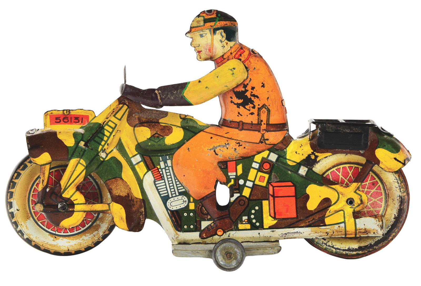 NICE EARLY PRE-WAR JAPANESE NOMURA CAMOUFLAGE (1 of 4)