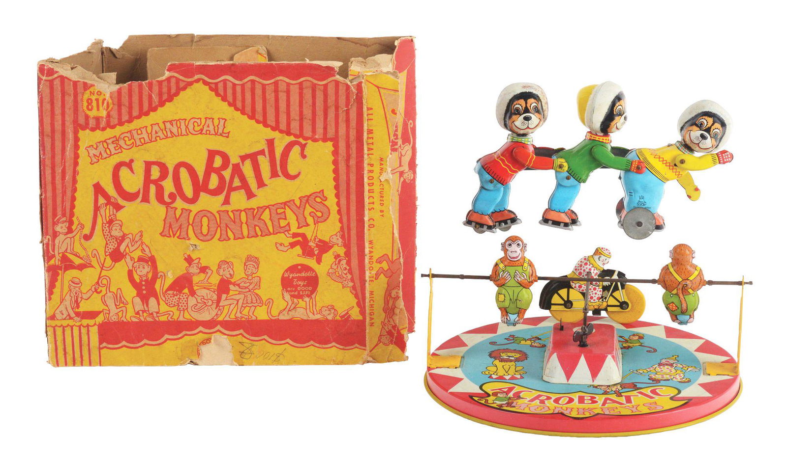 LOT OF 2: JAPANESE AND AMERICAN TIN-LITHO WIND-UP (1 of 2)