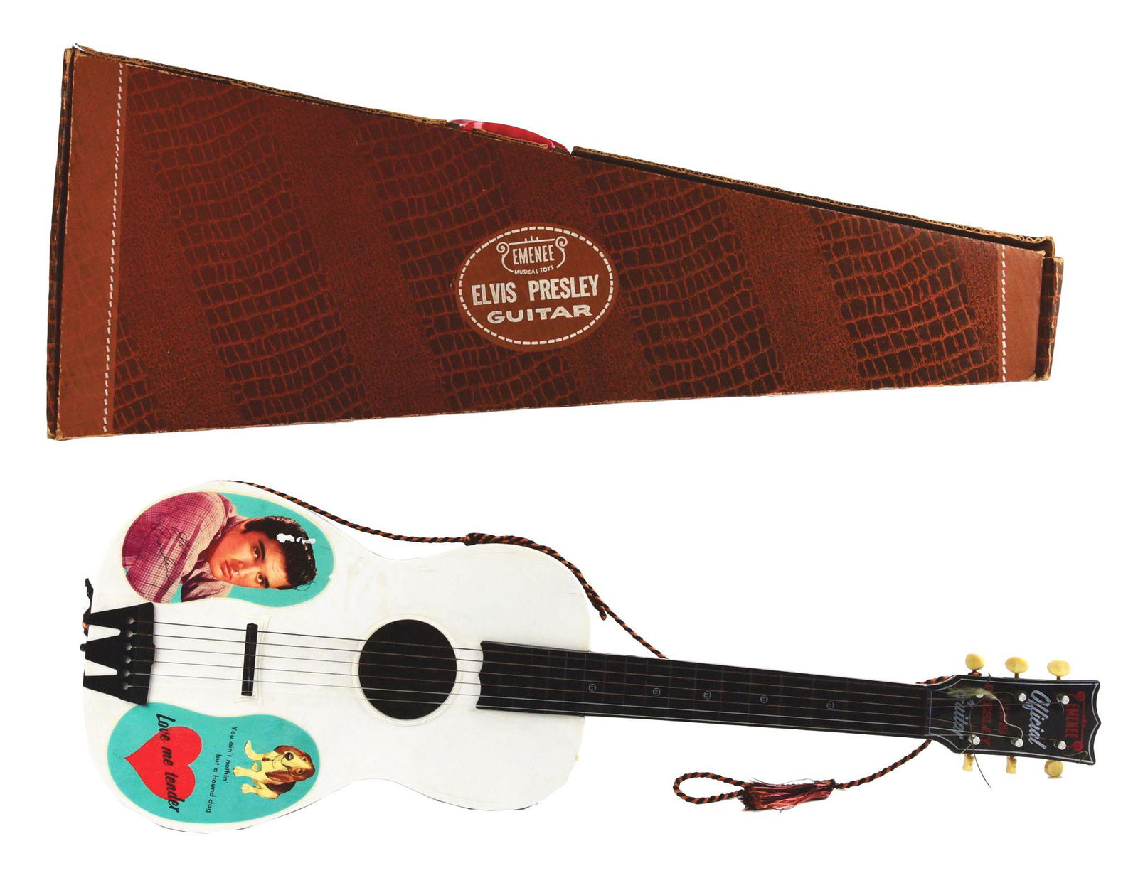 EMENEE ELVIS PRESLEY GUITAR IN ORIGINAL BOX. (1 of 3)