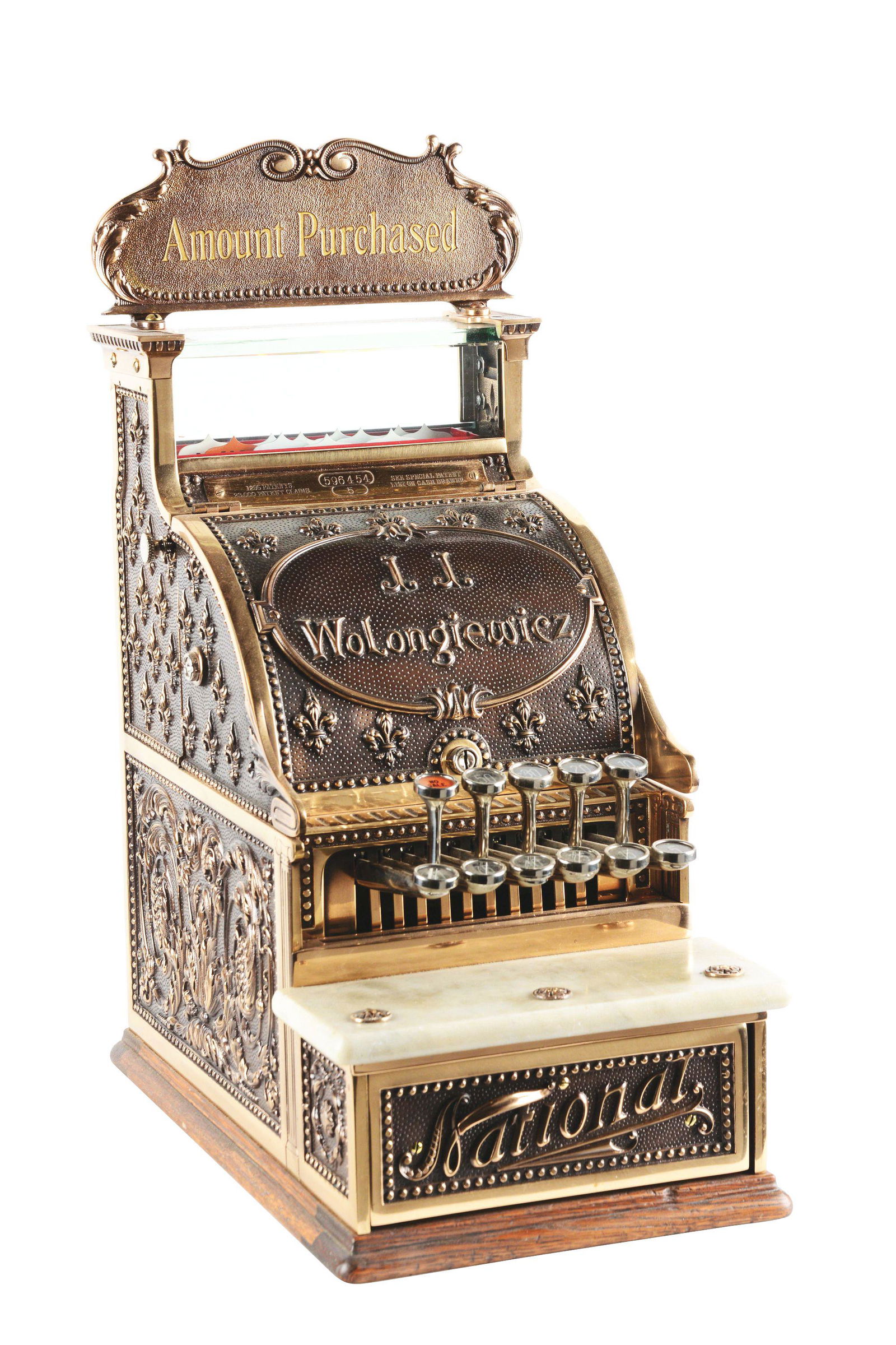 NATIONAL CASH REGISTER CO. MODEL #5. (1 of 9)