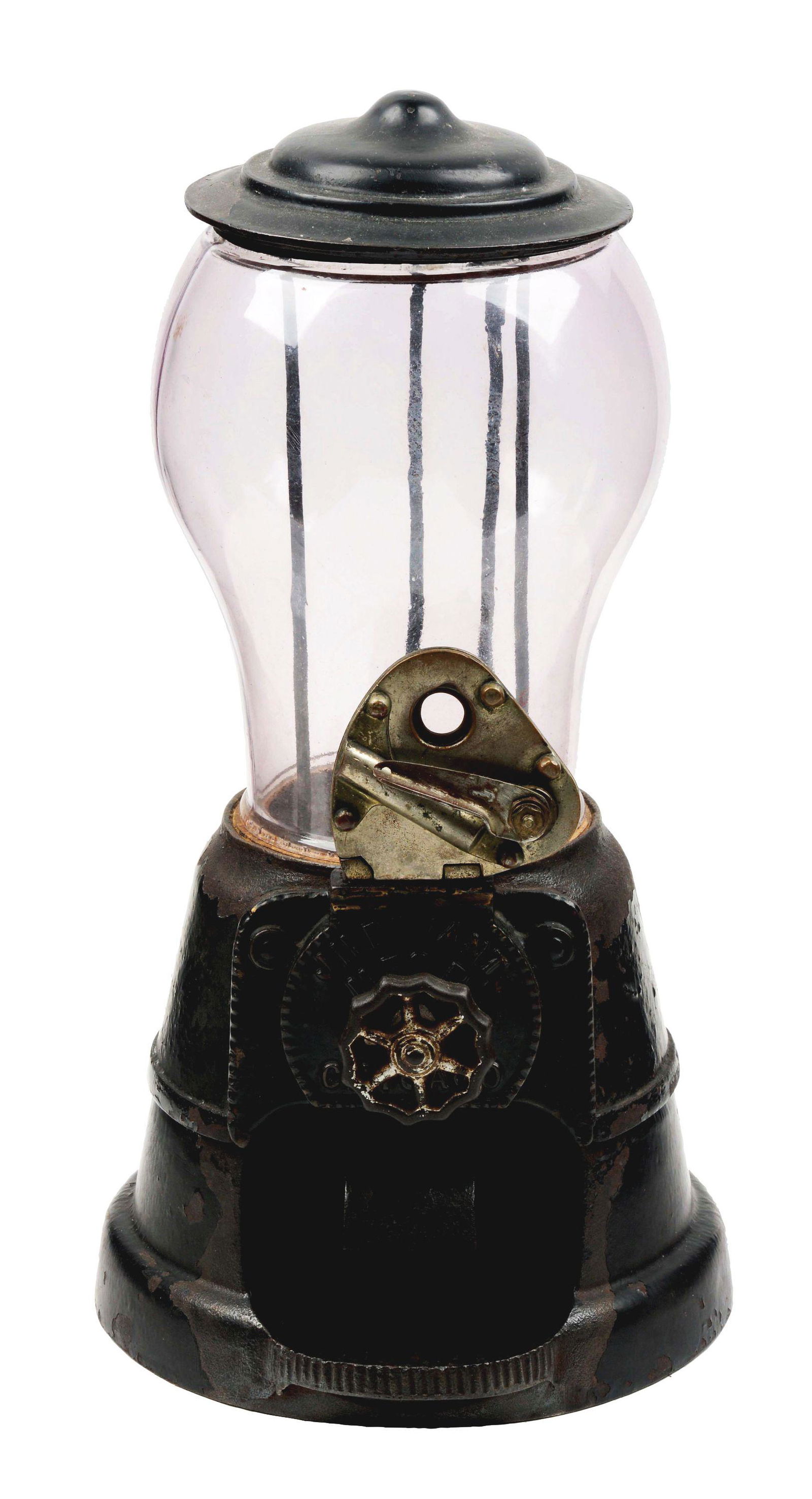 1¢ RARE J.H. BRYANT CAST-IRON PEANUT MACHINE. (1 of 5)