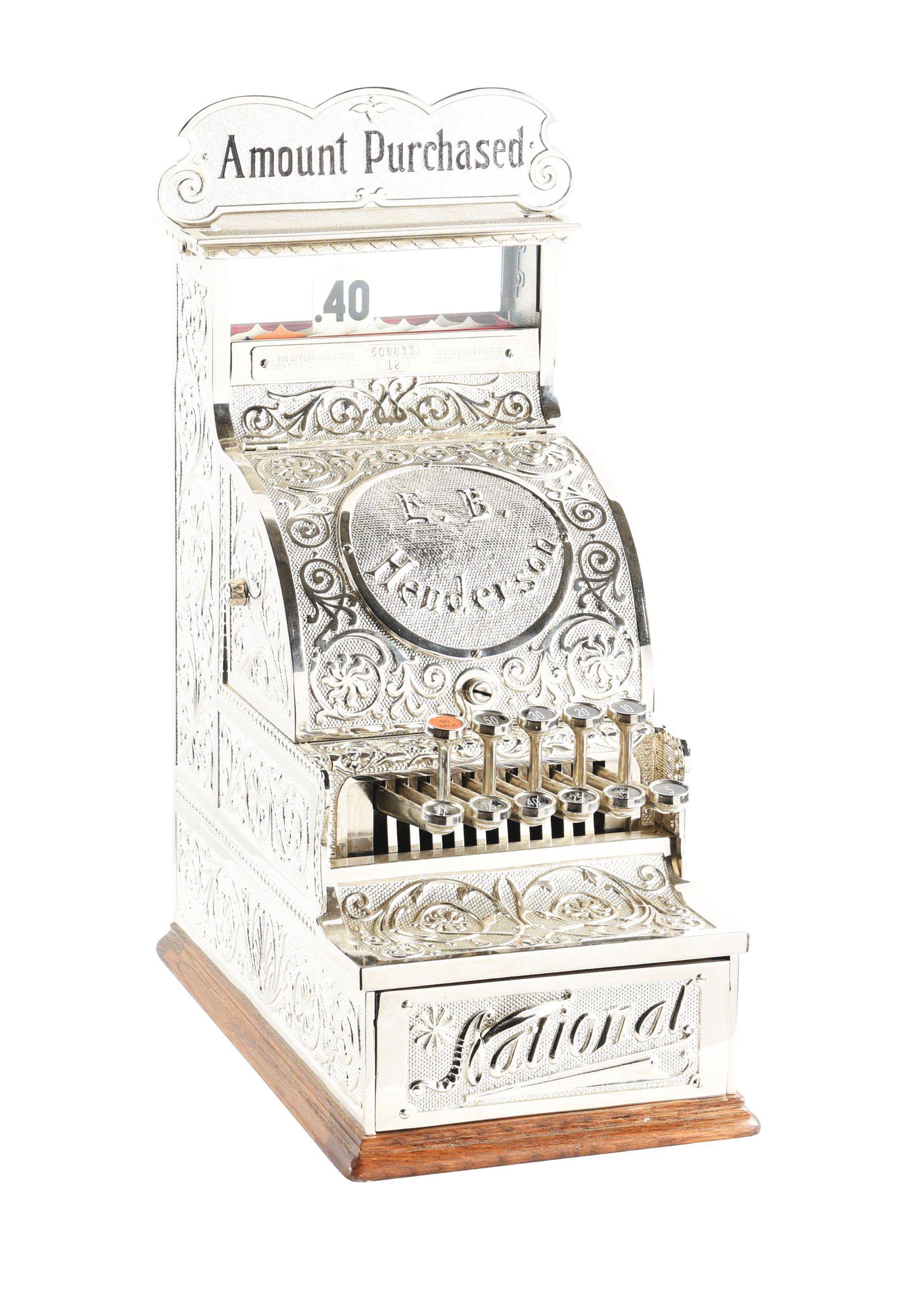 NATIONAL CASH REGISTER CO. MODEL #12. (1 of 8)