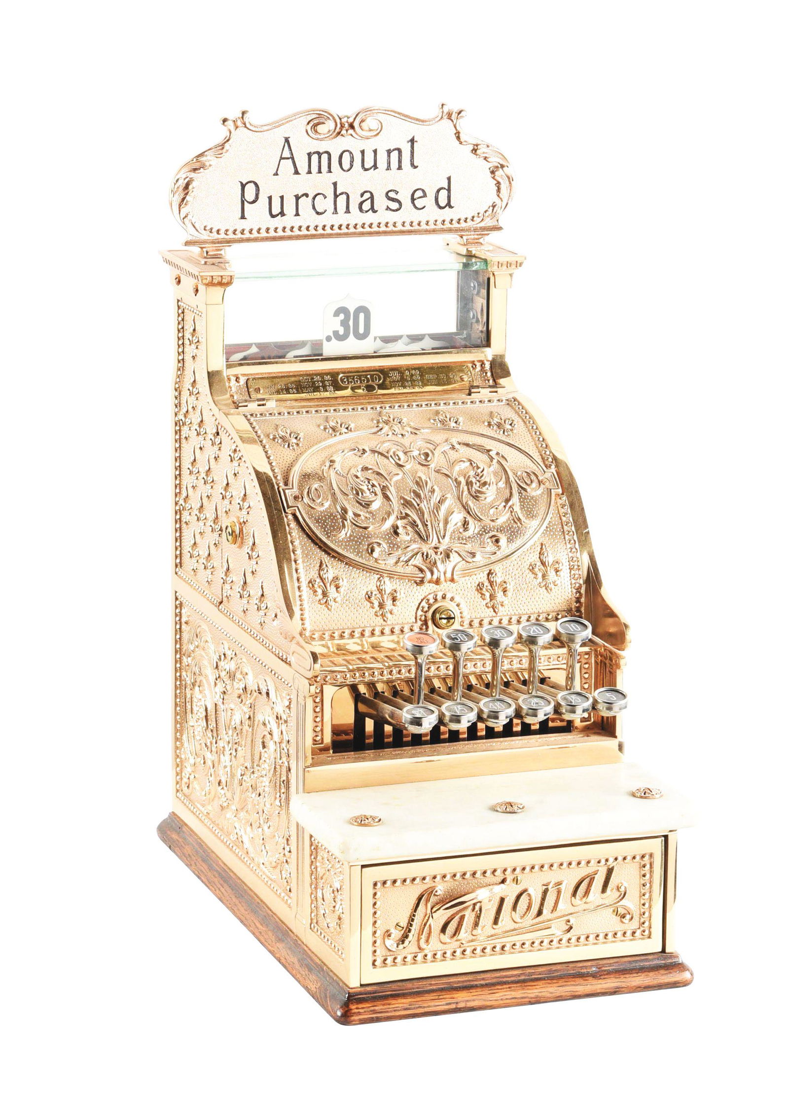 NATIONAL CASH REGISTER CO. MODEL #5. (1 of 8)