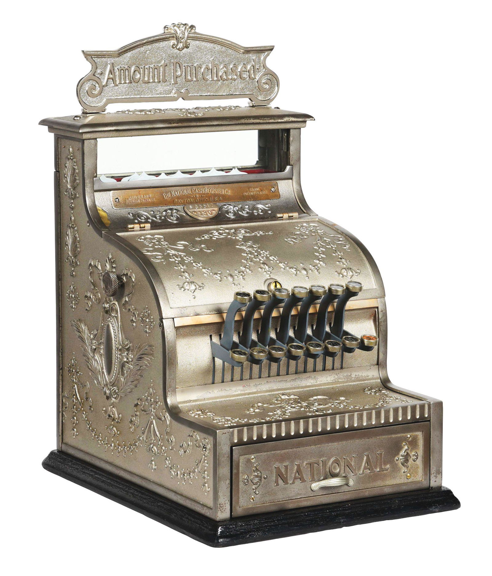 NATIONAL 1906 MODEL 130 CASH REGISTER. (1 of 5)