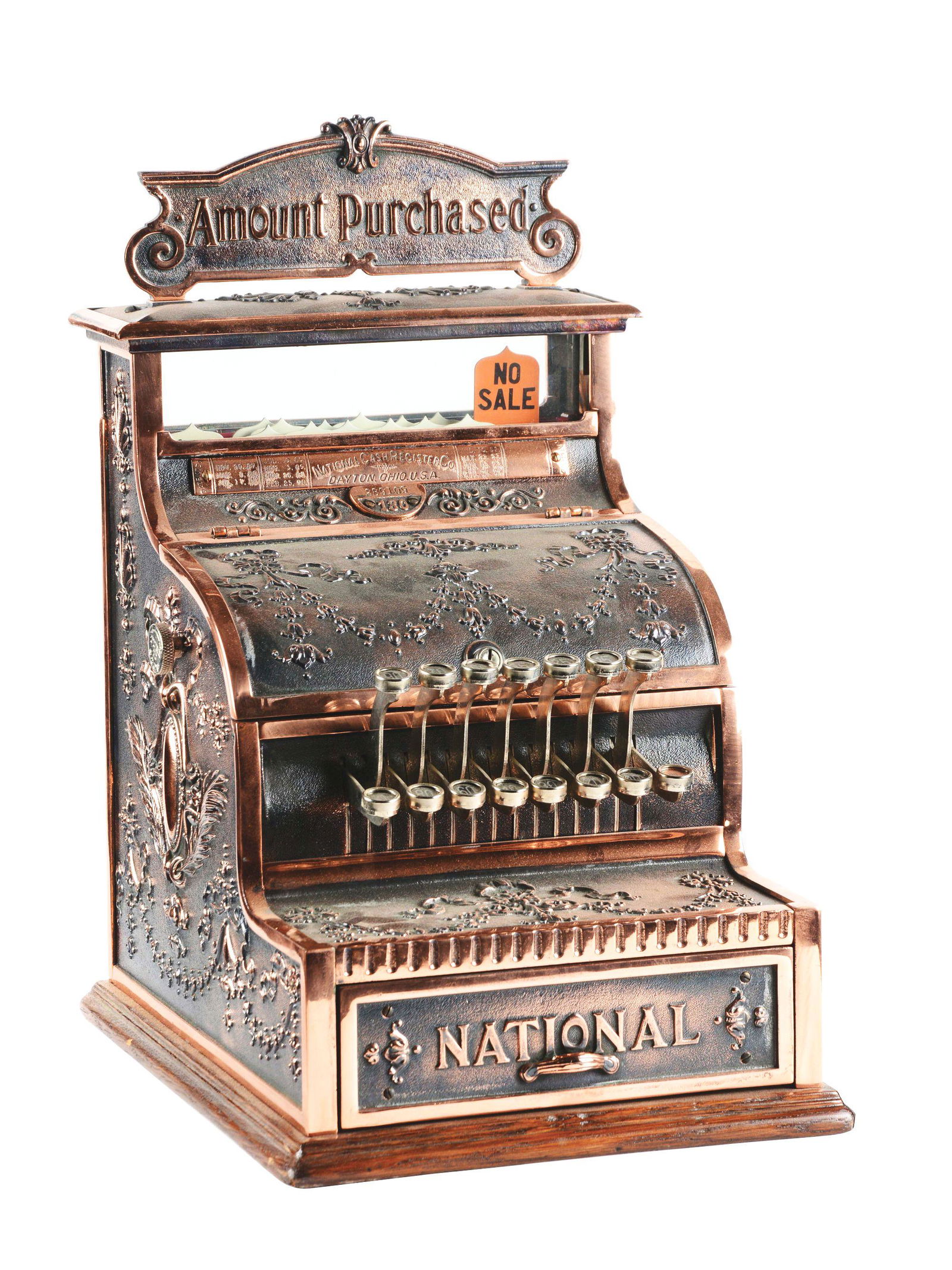 NATIONAL CASH REGISTER CO. MODEL #130. (1 of 7)