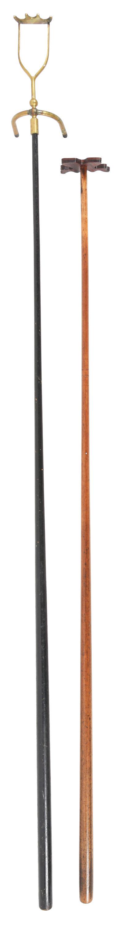 LOT OF 2: ANTIQUE BILLIARD BRIDGES. (1 of 2)