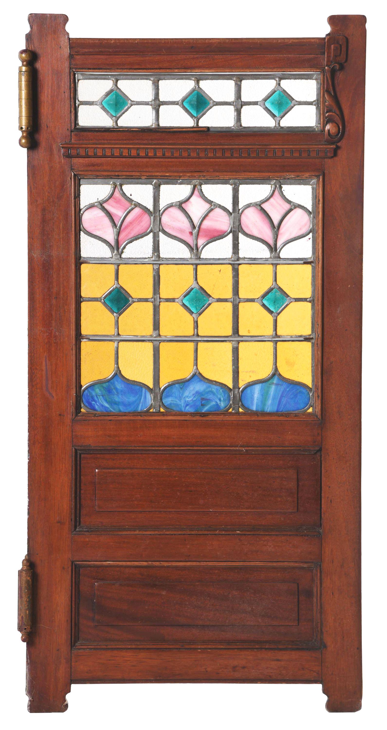 LOT OF 5: SODA FOUNTAIN SALOON DOORS. (1 of 5)