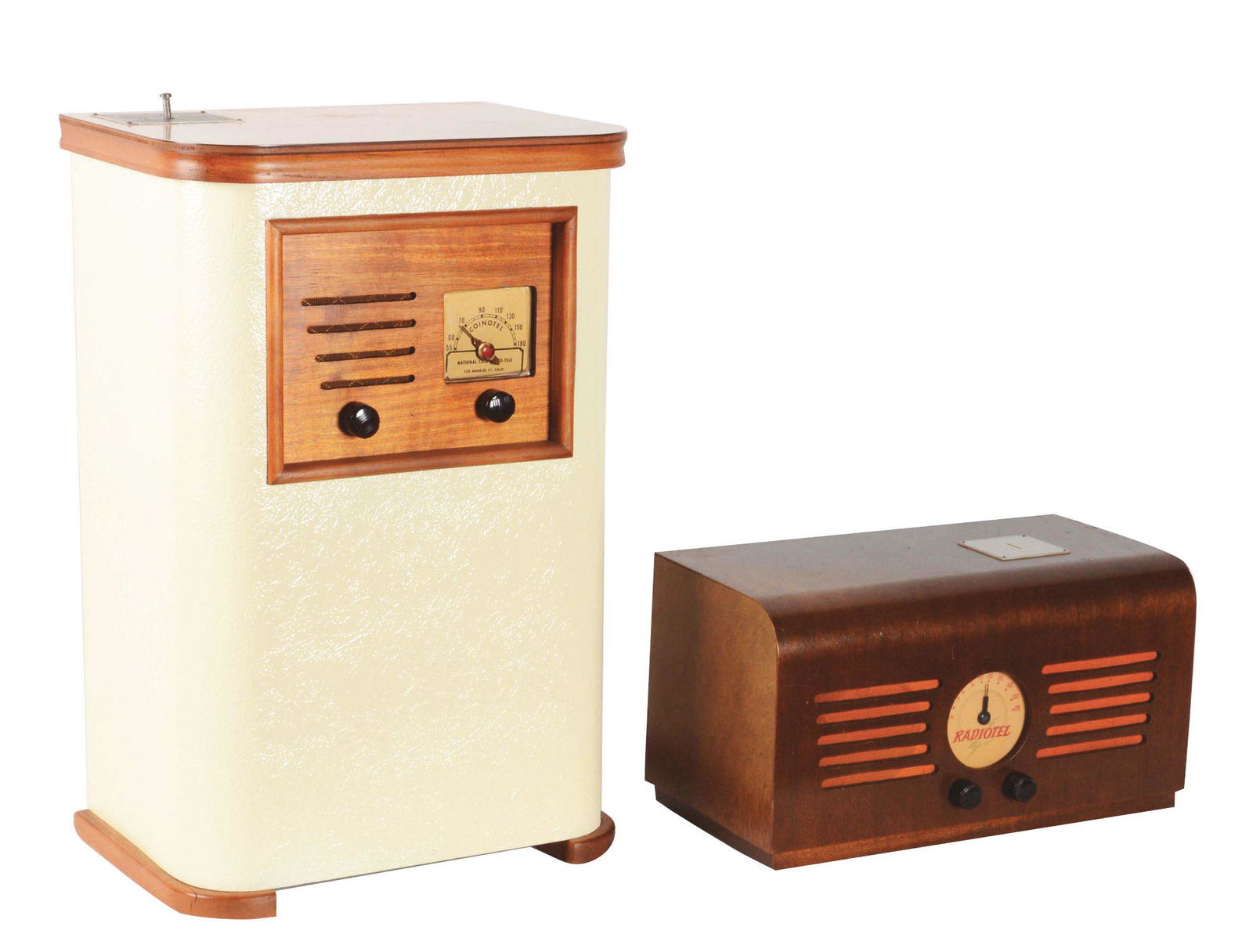 LOT OF 2: RADIOTEL AND COINOTEL RADIOS. (1 of 5)