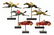 LOT OF 6: ORIGINAL CARNIVAL GAME RACE HORSES AND RACE - 2
