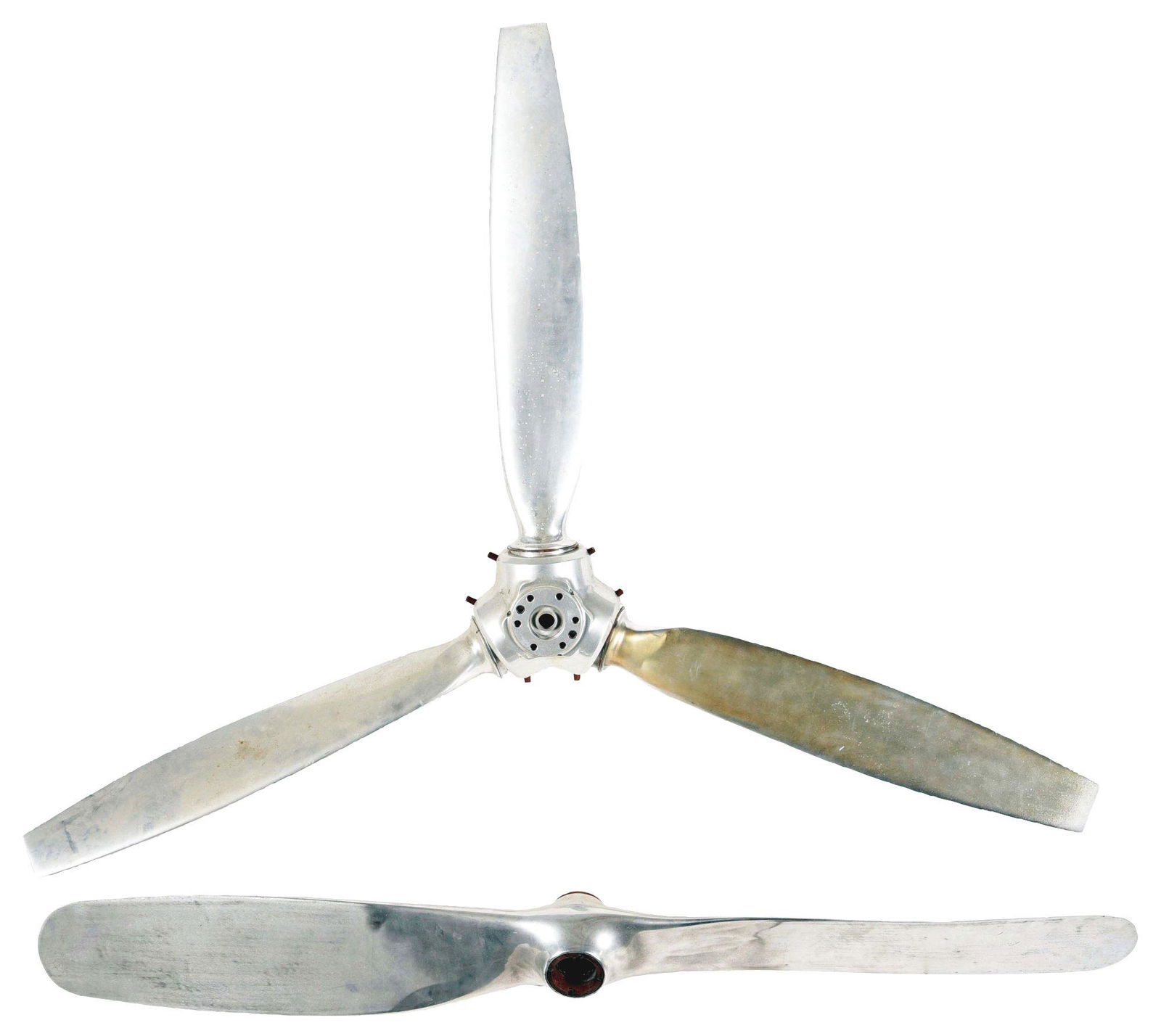 LOT OF 2: ALUMINUM PROPELLERS. (1 of 2)