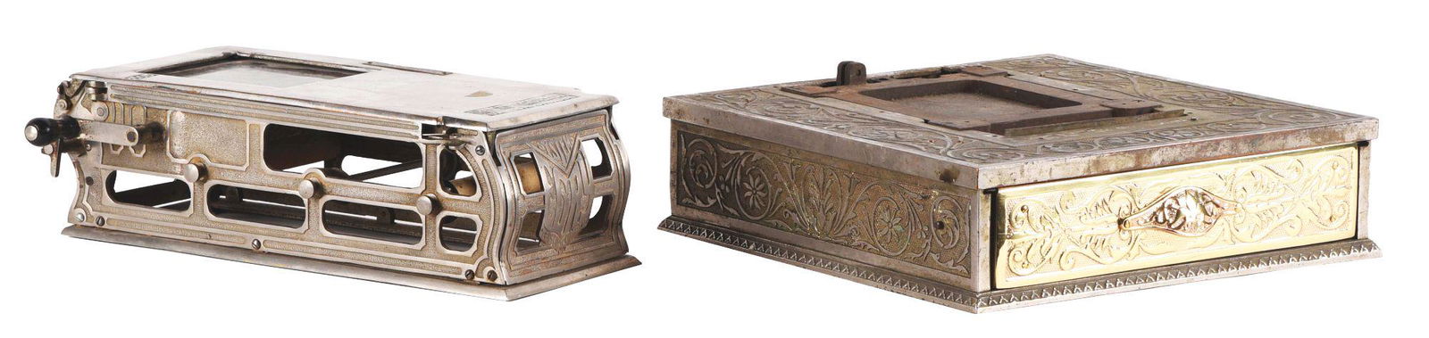 LOT OF 2: CASH REGISTER PIECES. (1 of 4)