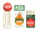 LOT OF 3: COCA-COLA THERMOMETER AND JUICY ORANGE AND