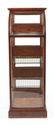SMALL SIZE OAK FLOOR MODEL DISPLAY CASE. - 3