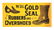 GOLD SEAL RUBBERS AND OVERSHOES FLANGE SIGN.