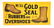 GOLD SEAL RUBBERS AND OVERSHOES FLANGE SIGN. - 2