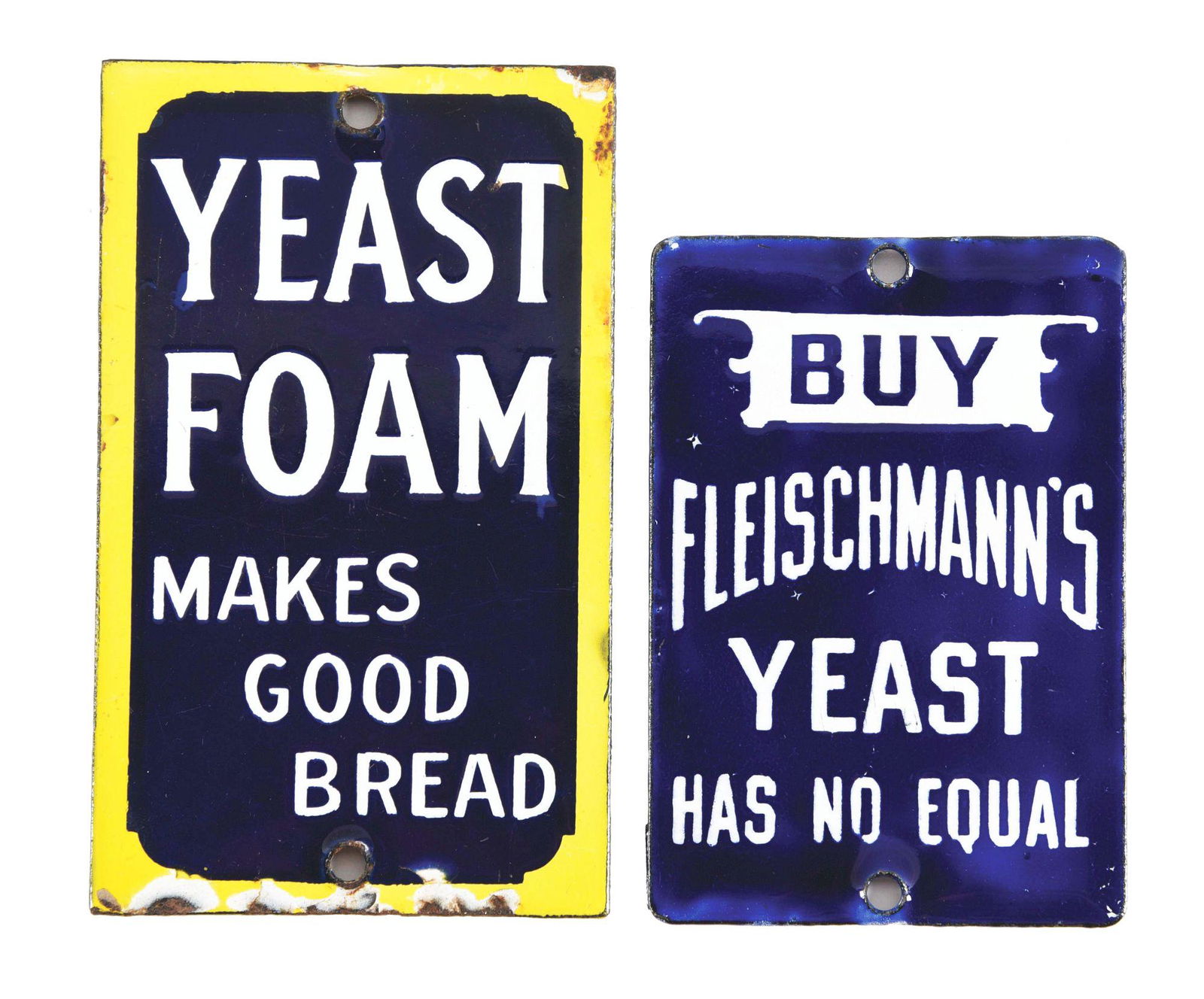 LOT OF 2: SMALL PORCELAIN DOOR PUSHES FOR FLEISCHMANN'S (1 of 2)