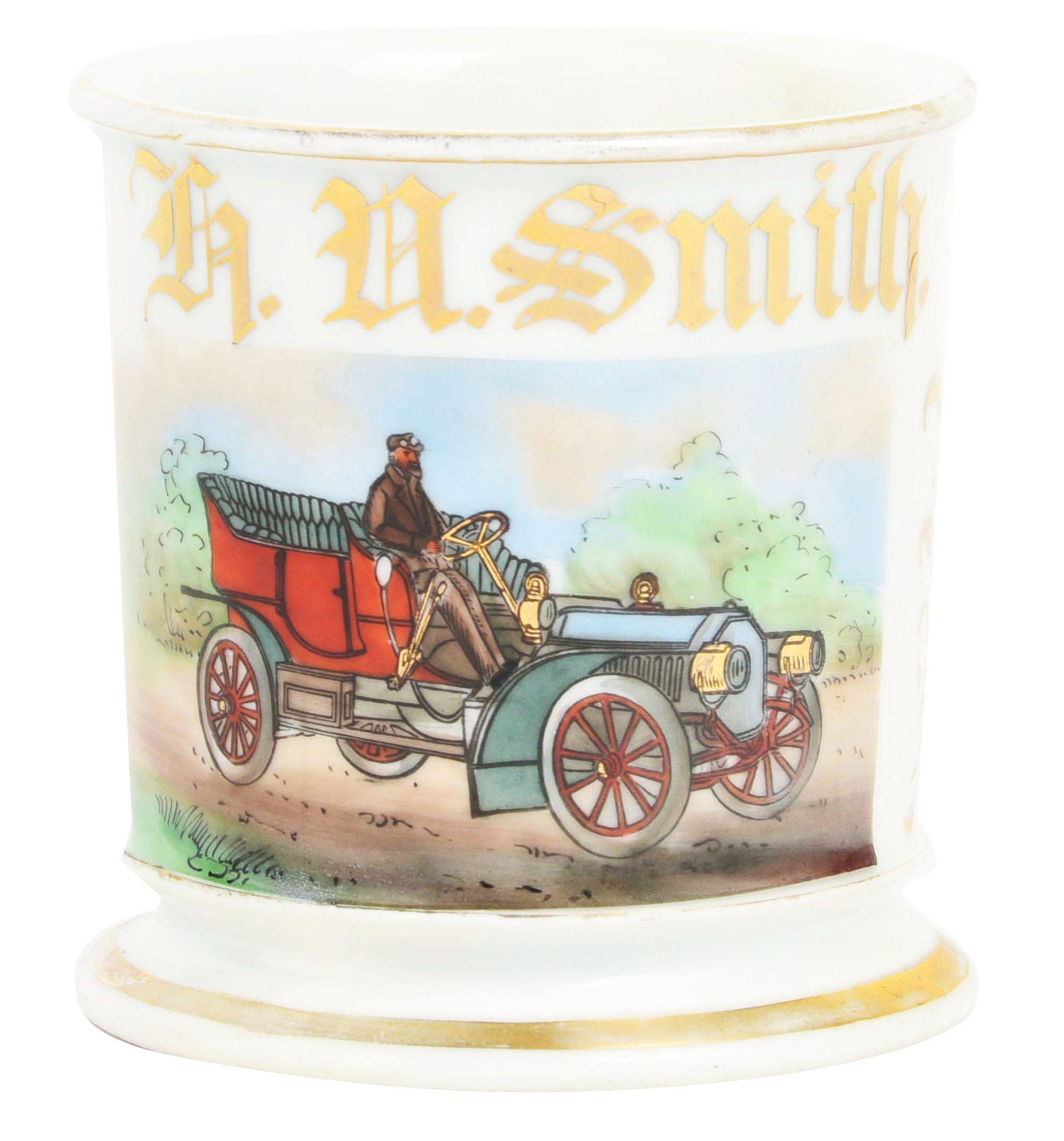 OPEN TOURING CAR SHAVING MUG. (1 of 5)