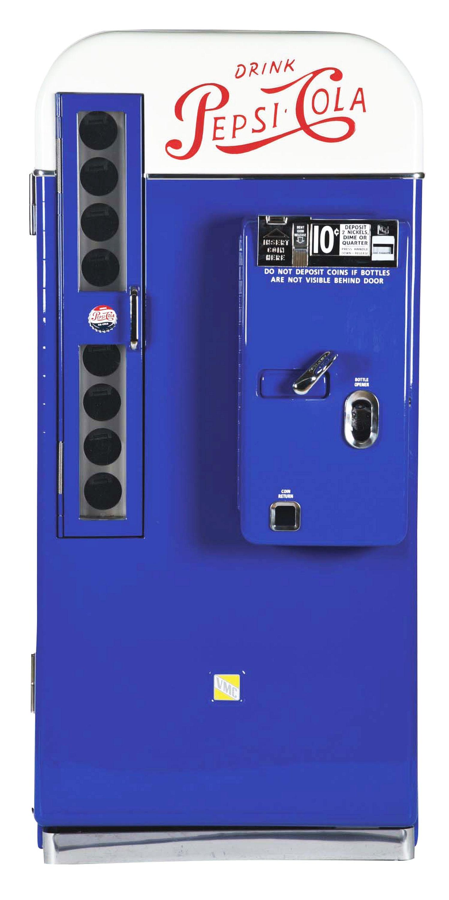 VENDO 81 SODA MACHINE PROFESSIONALLY RESTORED IN PEPSI. (1 of 6)