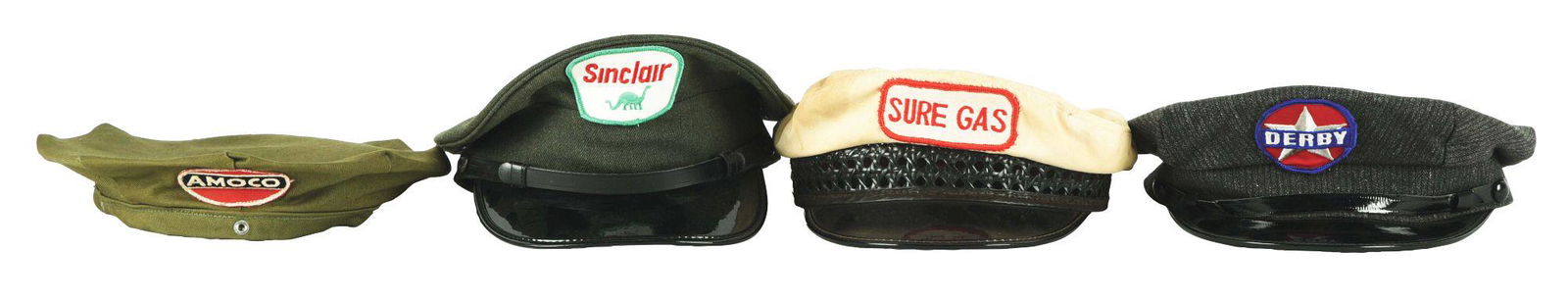 LOT OF FOUR: SERVICE STATION ATTENDANT HATS. (1 of 3)