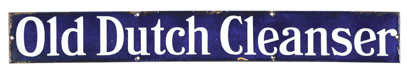 OLD DUTCH CLEANSER PORCELAIN STRIP SIGN. (1 of 2)