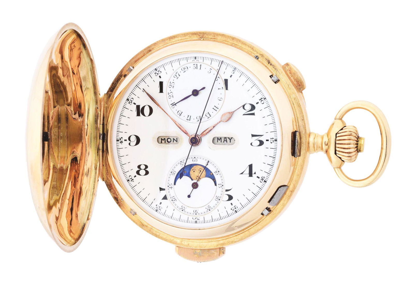 14K GOLD SWISS GRAND COMPLICATIONS MINUTE REPEATING (1 of 9)