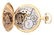 RARE AND UNUSUAL 14K GOLD ELGIN MULTI-COLOR H/C POCKET - 6