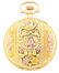 FANCY 14K GOLD ELGIN 381 MULTICOLOR H/C POCKET WATCH - 3