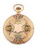 FANCY 14K GOLD ELGIN MULTICOLOR H/C POCKET WATCH - 2