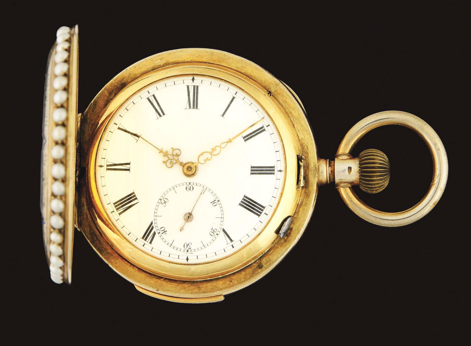 SILVER-GILT SCHWOB FRERES & CO, MINUTE REPEATER WITH (1 of 8)