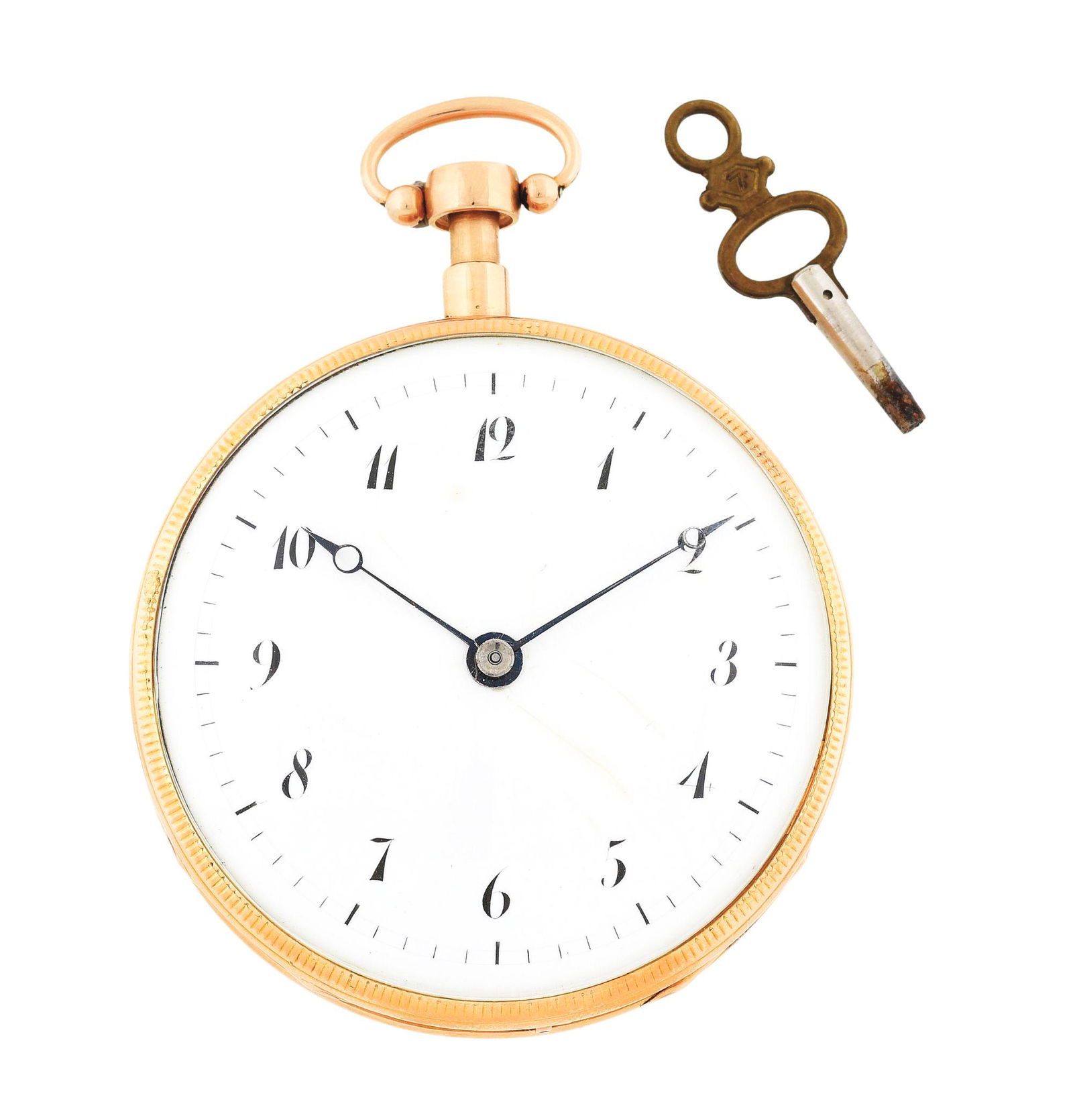 PINK GOLD FRENCH GRAND SONNERIE MUSICAL O/F CLOCK WATCH (1 of 7)